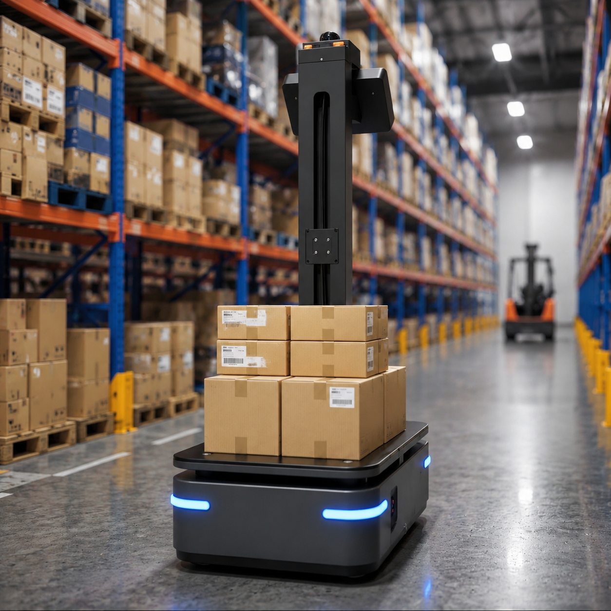 SFDR100 Autonomous Delivery Robot detail view 2
