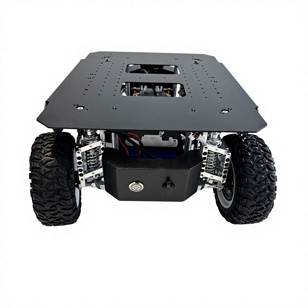 SFLZ300 Compact Four-Wheel-Steering Robot Chassis detail view 2