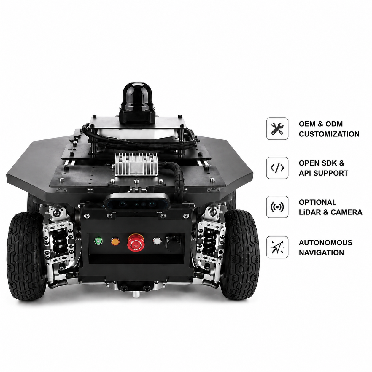 SFLZ500-P Configured Robot Chassis detail view 1