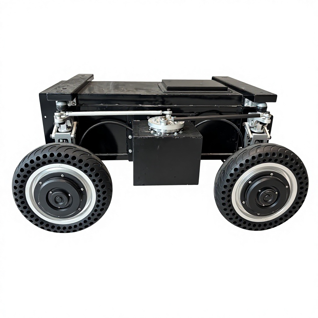 SFLZ600 Heavy-Duty Four-Wheel-Steering Robot Chassis detail view 1