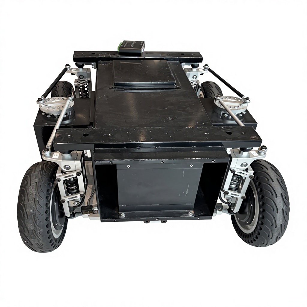 SFLZ600 Heavy-Duty Four-Wheel-Steering Robot Chassis detail view 2