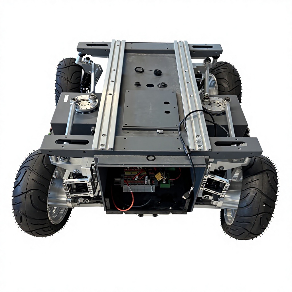 SFLZ700 100 kg Four-Wheel-Steering Robot Chassis product image