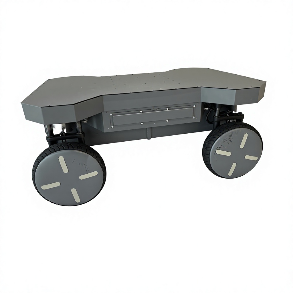 SFLZ800 200 kg Four-Wheel-Steering Robot Chassis detail view 2